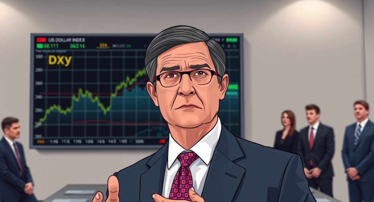 Kevin Warsh analyzes rising US Dollar charts amid Federal Reserve policy debate.