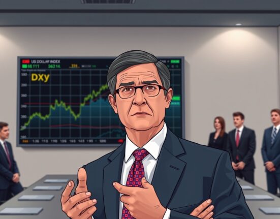 Kevin Warsh analyzes rising US Dollar charts amid Federal Reserve policy debate.