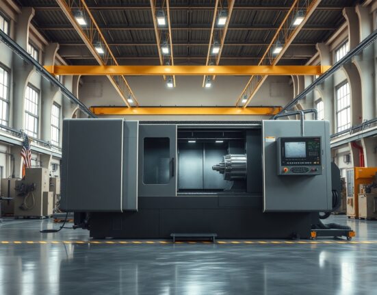 Industrial manufacturing scene reflecting the slowdown in US Durable Goods Orders for February 2025.