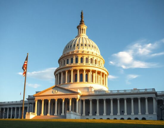 US Capitol building on a clear morning, symbolizing economic stability and dollar strength