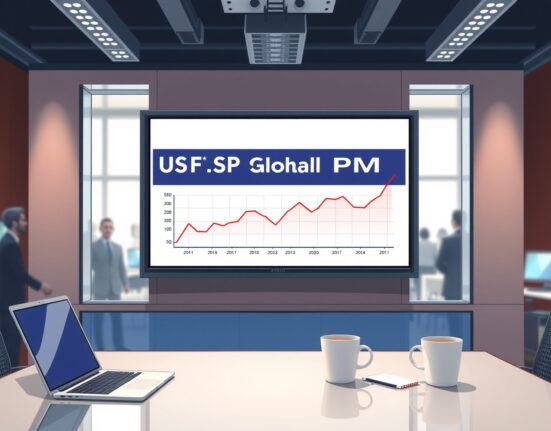 US flash S&P Global PMI April data release impacts EUR/USD forex market