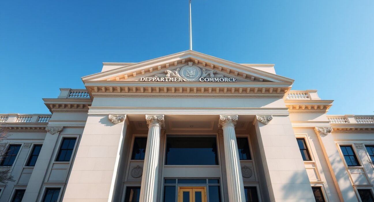 US Department of Commerce building in Washington DC, representing the source of the US GDP Q1 2025 advance estimate data.