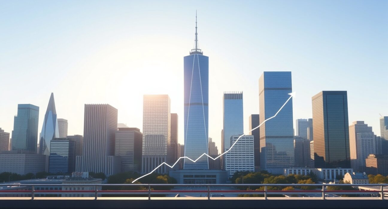 US growth normalizes as Iran shock fades with TD Securities analysis showing economic normalization trends in American financial district.