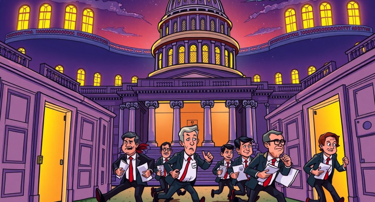 US House voting to end government shutdown in dramatic Capitol session