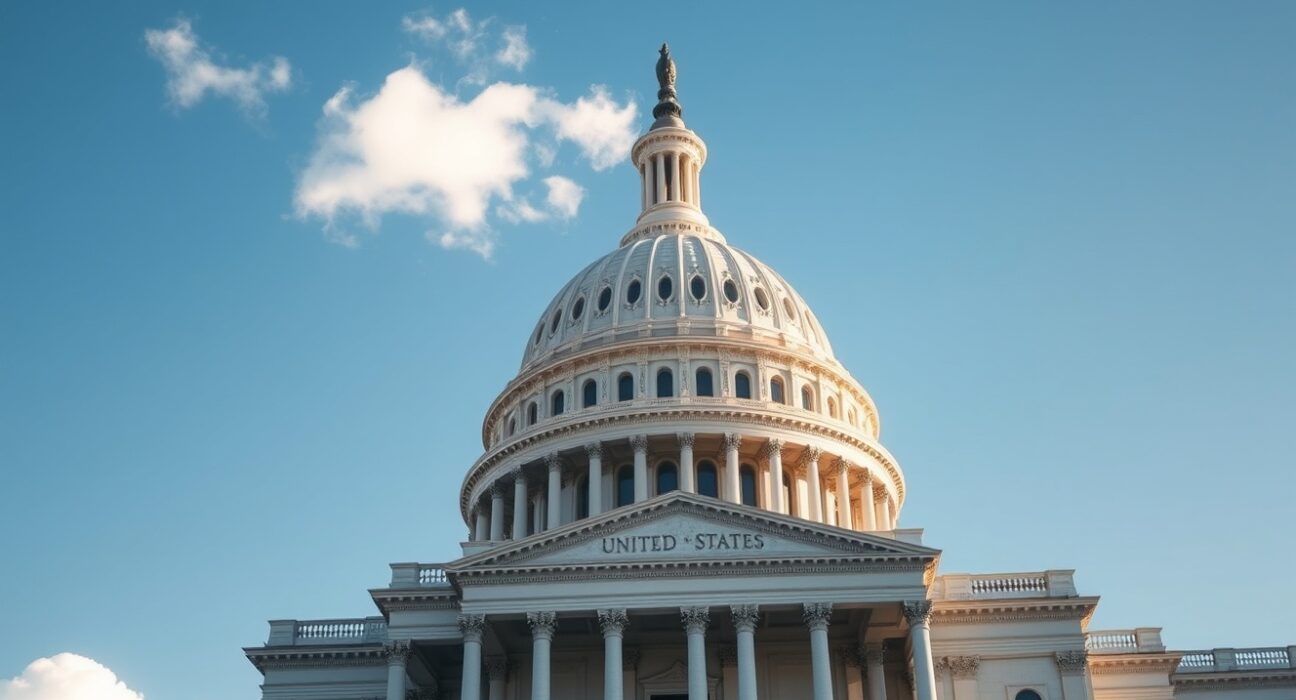 United States Capitol Building on a clear morning, representing key legislative and economic developments this week.