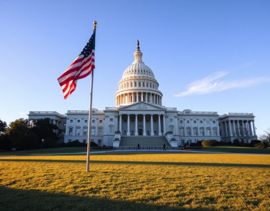 US Capitol Building in Washington, DC, on a clear morning, symbolizing economic policy and upcoming inflation data.