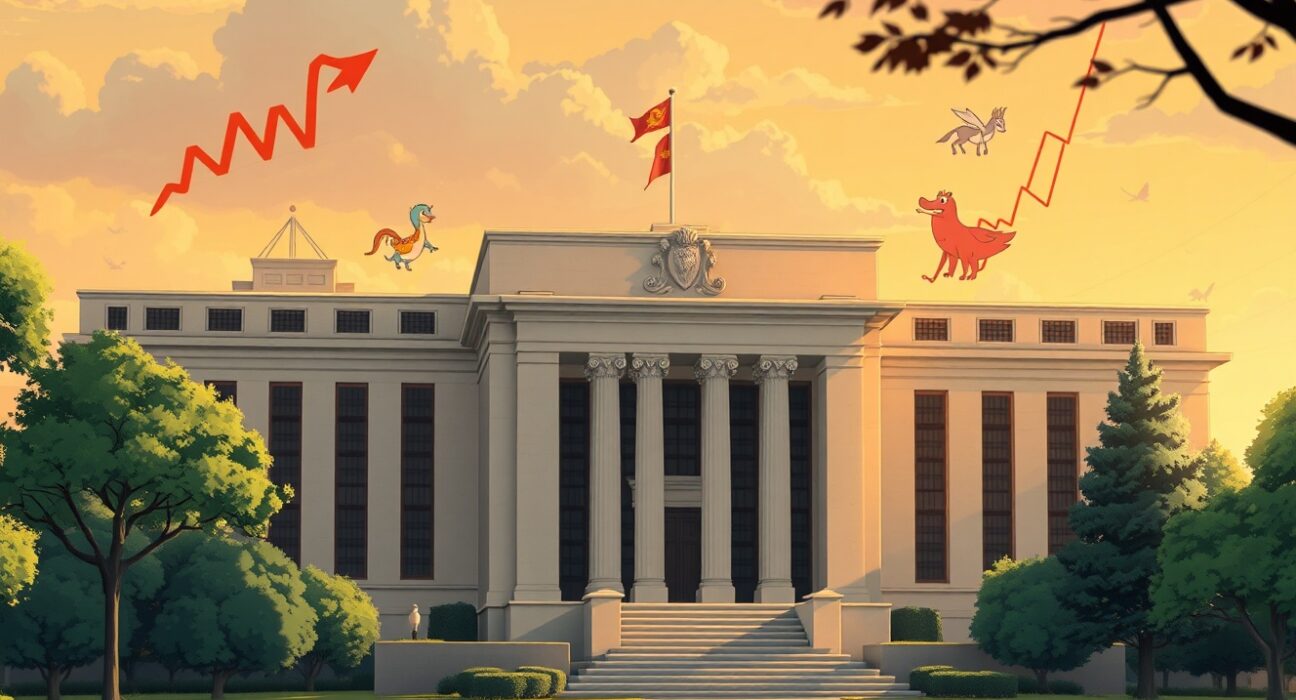 Federal Reserve monetary policy analysis with inflation and growth data charts challenging rate cut expectations