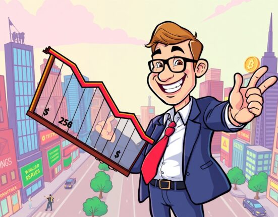 US initial jobless claims data showing positive economic trend with crypto market implications