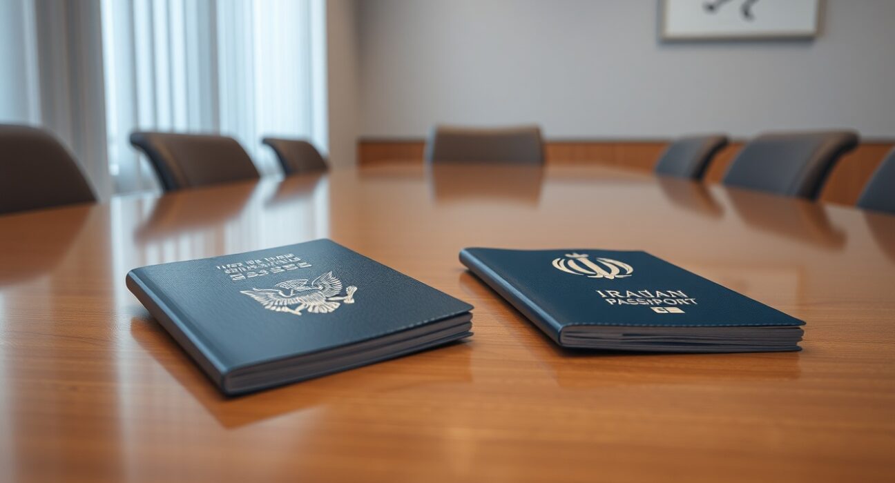 US and Iran diplomatic passports during ceasefire extension negotiations