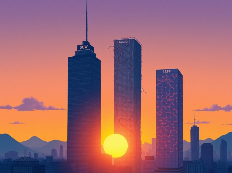 المؤشرات الأمريكية الرئيسية تغلق منخفضة: جلسة مقلقة لوول ستريت