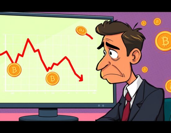 A person looking at a financial chart, representing the impact of the U.S. non-farm payrolls revision on the economy.