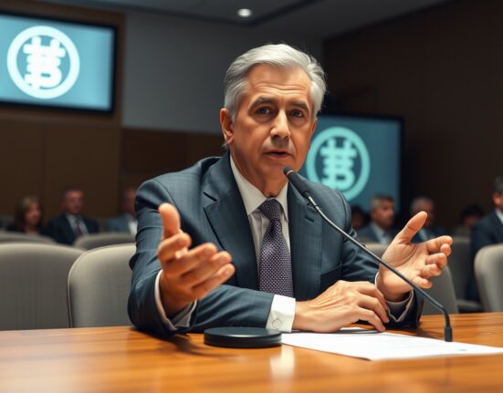 Former CFTC Chair Timothy Massad speaking at a financial summit about US CBDC review.