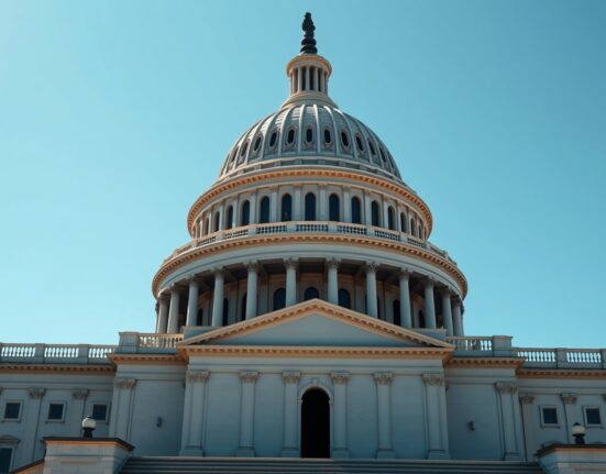 US Capitol Building representing the Clarity Act stablecoin legislation decision