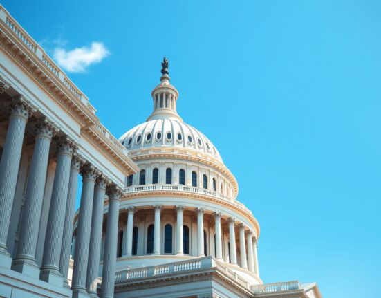 US Capitol building representing Senate action on prediction market insider trading regulations