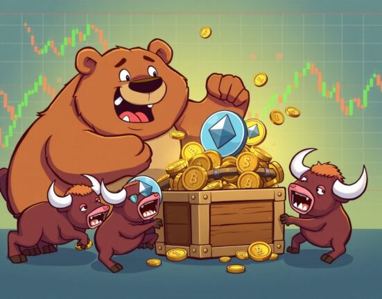 US spot ETH ETF outflows shown as Ethereum coins flowing out of investment fund