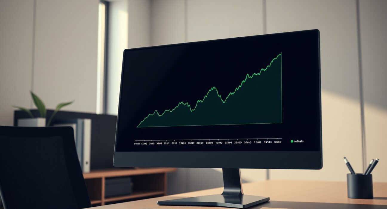 Analysis of US spot Ethereum ETF inflows showing a positive trend on a financial chart.