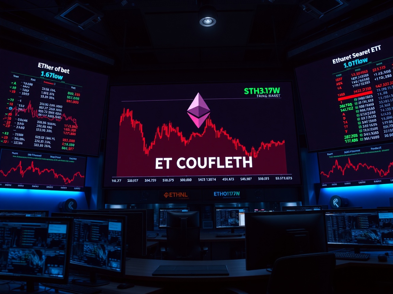 US Spot Ethereum ETFs Extend Outflow Streak to Seven Days as BlackRock and Fidelity Lead Withdrawals