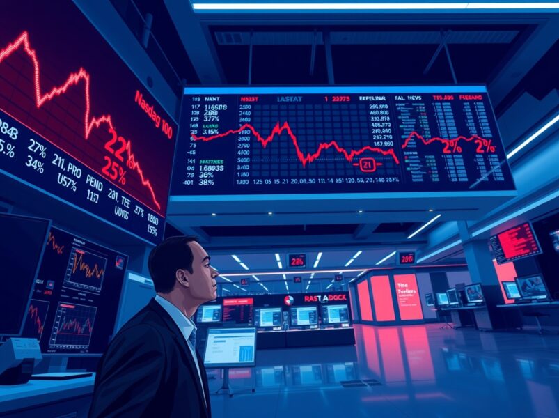 US Stock Futures Plunge: Nasdaq 100 Down Over 2% as Market Jitters Intensify