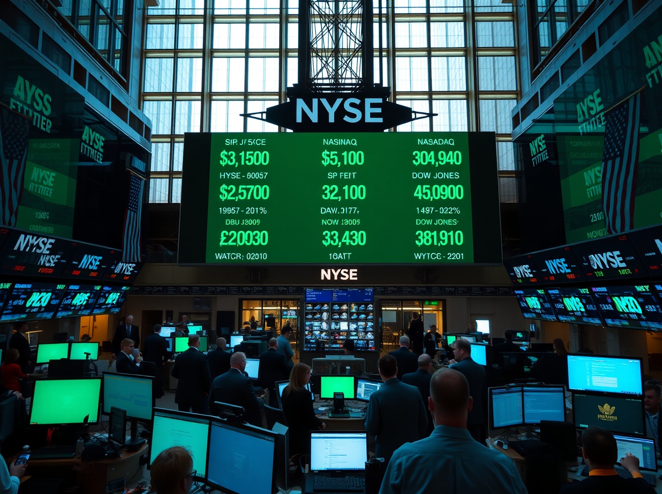 Wall Street Ends Higher: S&P 500, Nasdaq, And Dow Post Gains
