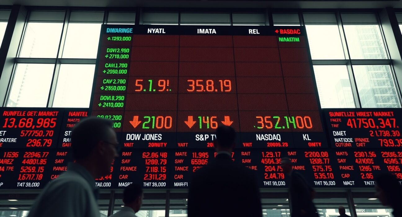 Wall Street Retreats: Dow Leads Decline As All Three Major Indices Close Lower