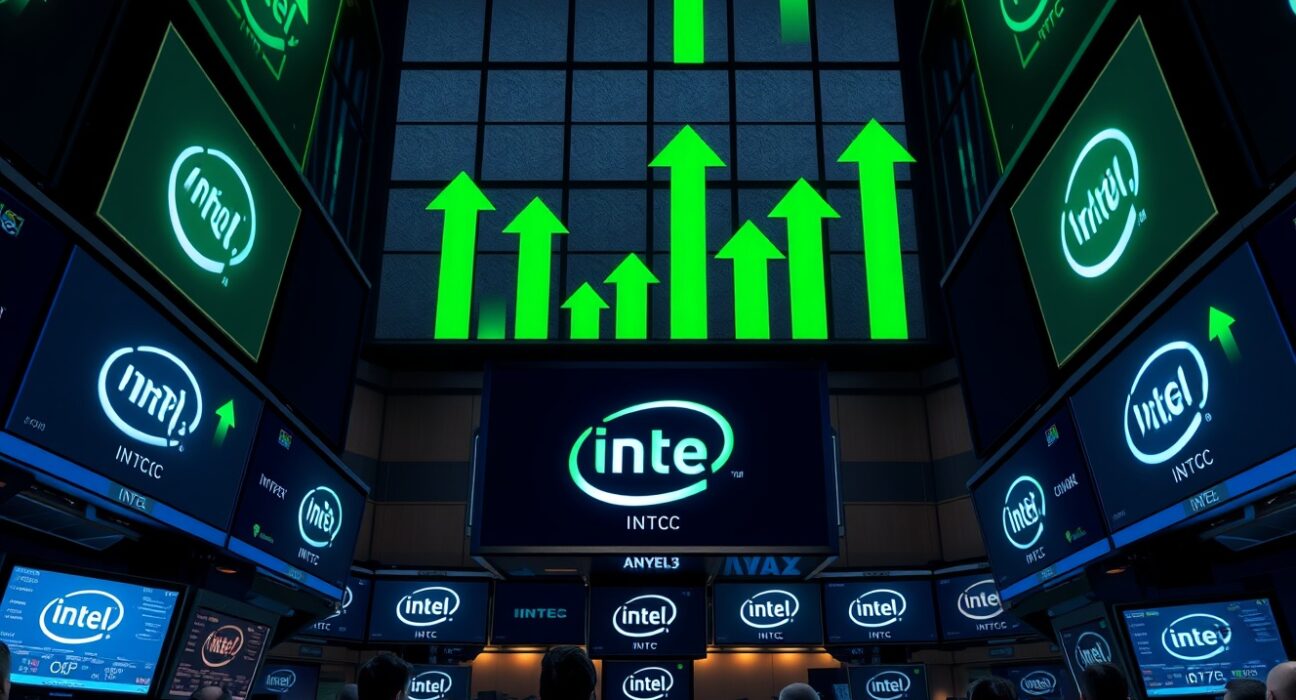 US stocks mixed as Intel soars 23.6% on semiconductor rally, driving Nasdaq gains