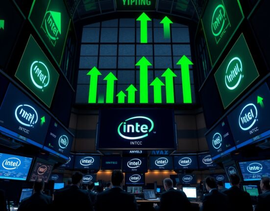 US stocks mixed as Intel soars 23.6% on semiconductor rally, driving Nasdaq gains