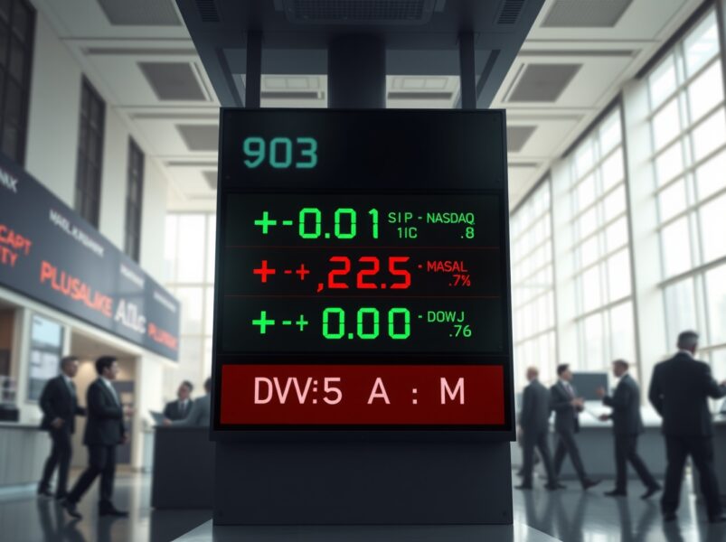 US Stocks Mixed at Open: Nasdaq Surges While S&P 500 Stays Flat