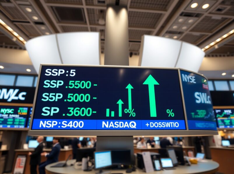 Wall Street Opens Higher as Tech Stocks Lead Modest Gains