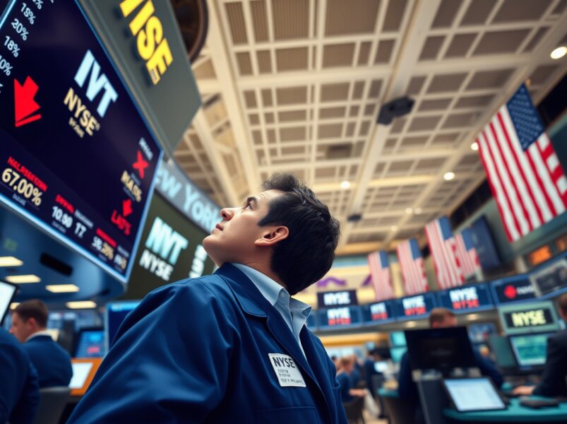 US Stocks Open Lower: Dow Jones Leads Sharp Decline Amid Economic Uncertainty