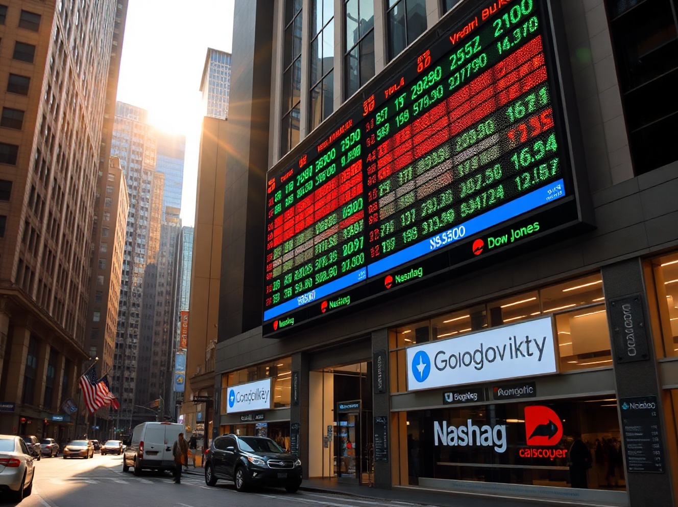 Wall Street Opens Mixed as Tech Weakness Offsets Broad Market Gains
