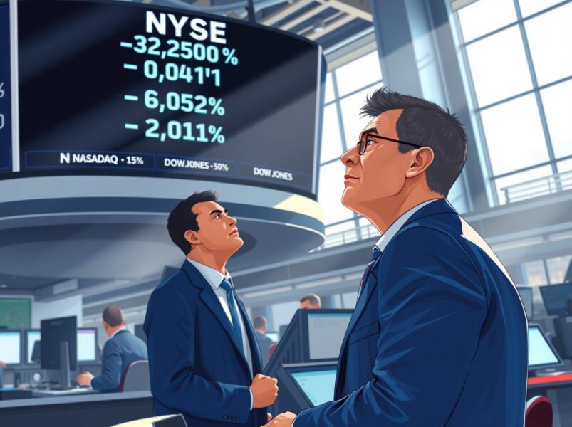 US Stocks Open Mixed: S&P 500 and Nasdaq Edge Higher While Dow Jones Stalls