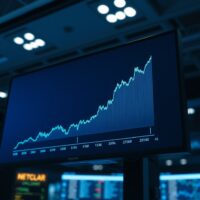 Financial data screen showing US Treasury yield chart with upward trend