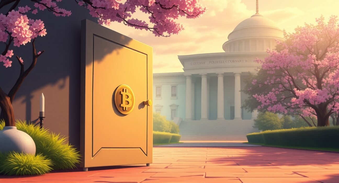 US Treasury's plan for a digital asset reserve holding seized Bitcoin, symbolizing a new era in federal crypto policy.