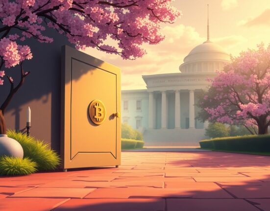 US Treasury's plan for a digital asset reserve holding seized Bitcoin, symbolizing a new era in federal crypto policy.