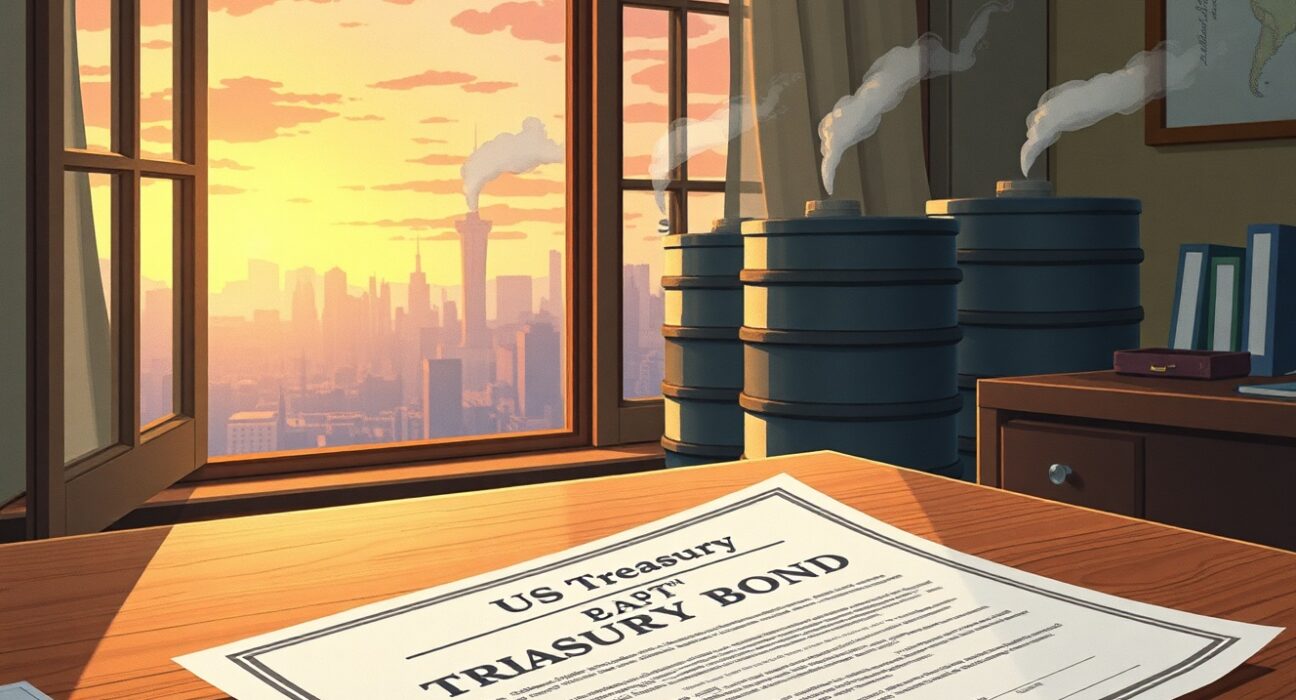 US Treasury yields rise with oil prices increasing inflation fears in financial markets.