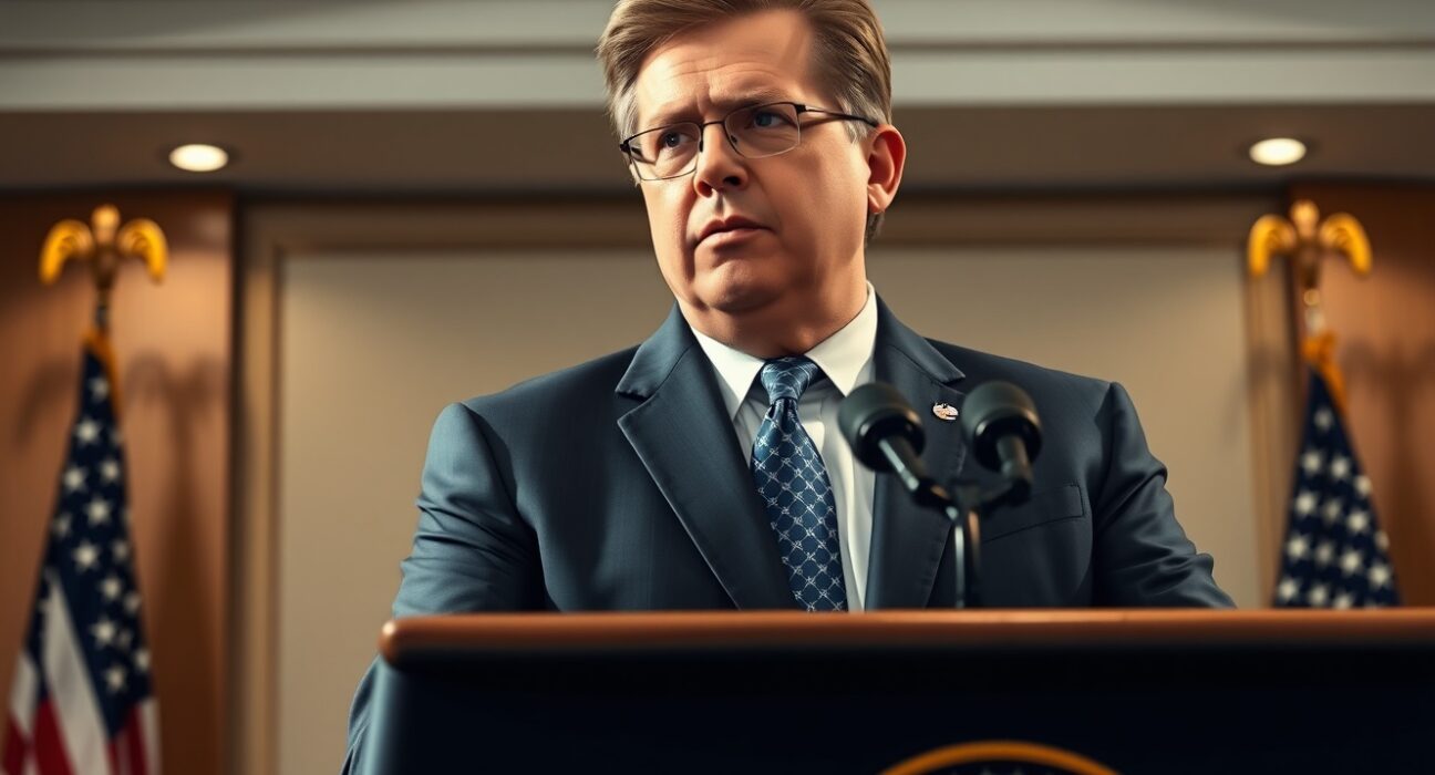 US Vice President JD Vance delivers warning about Iran nuclear compliance during official briefing.