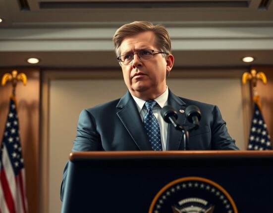 US Vice President JD Vance delivers warning about Iran nuclear compliance during official briefing.