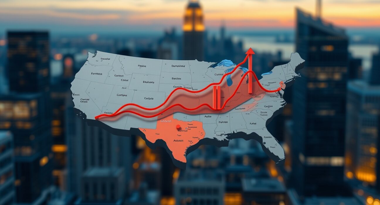 UBS analysis chart showing the impact of US defense spending on national economic power.
