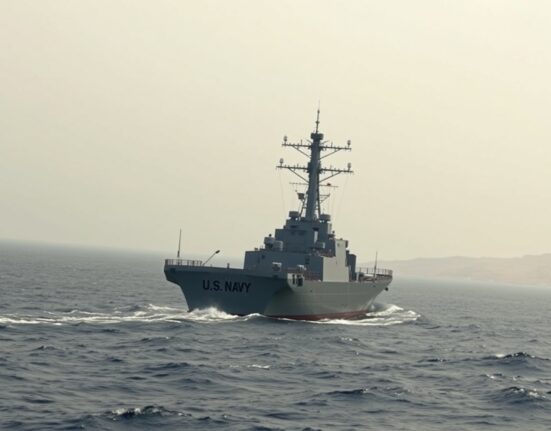 US warship hit by missiles near Jask Island as reported by Iranian media