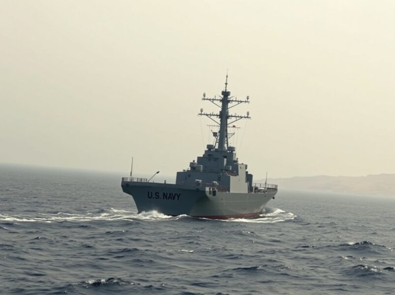 US Warship Hit by Missiles Near Jask Island: Iran Report Sparks Tensions