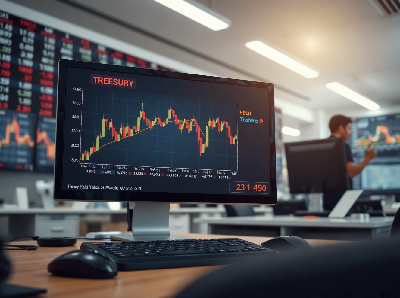 US Yields Ease as CPI Caution Offsets Oil Rally