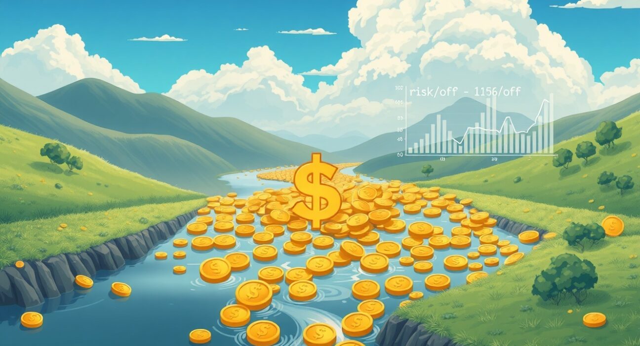 USD analysis showing the interplay between risk-off sentiment and economic data in currency markets