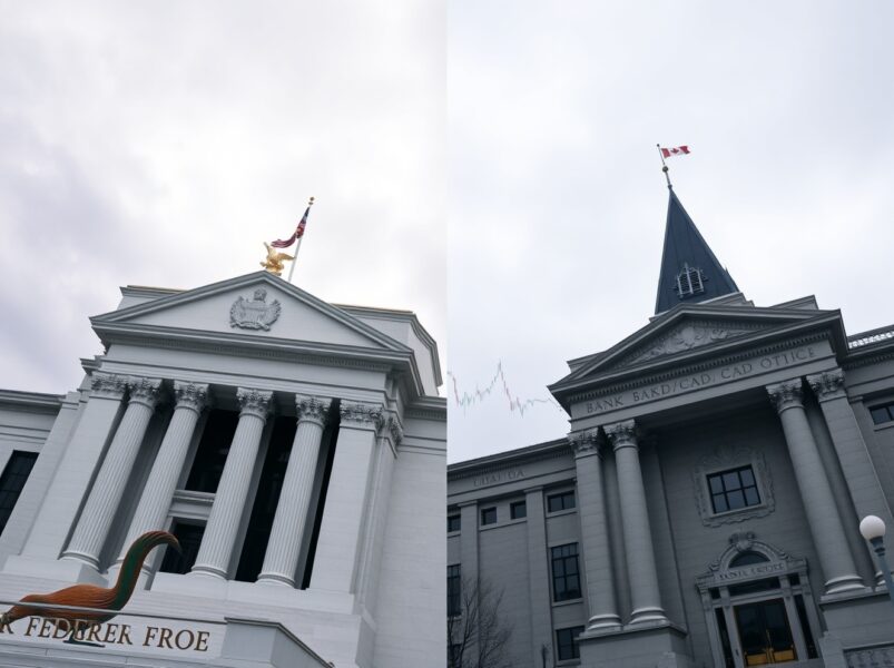 USD/CAD Flatlines Below 1.3700 as Crucial Fed and BoC Decisions Loom