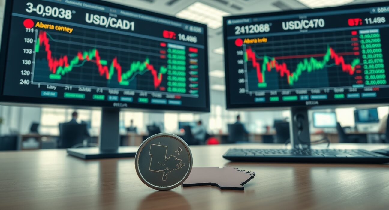 Analysis of USD/CAD currency pair and Canadian dollar forecast amid energy market volatility.