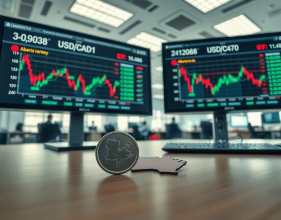 Analysis of USD/CAD currency pair and Canadian dollar forecast amid energy market volatility.