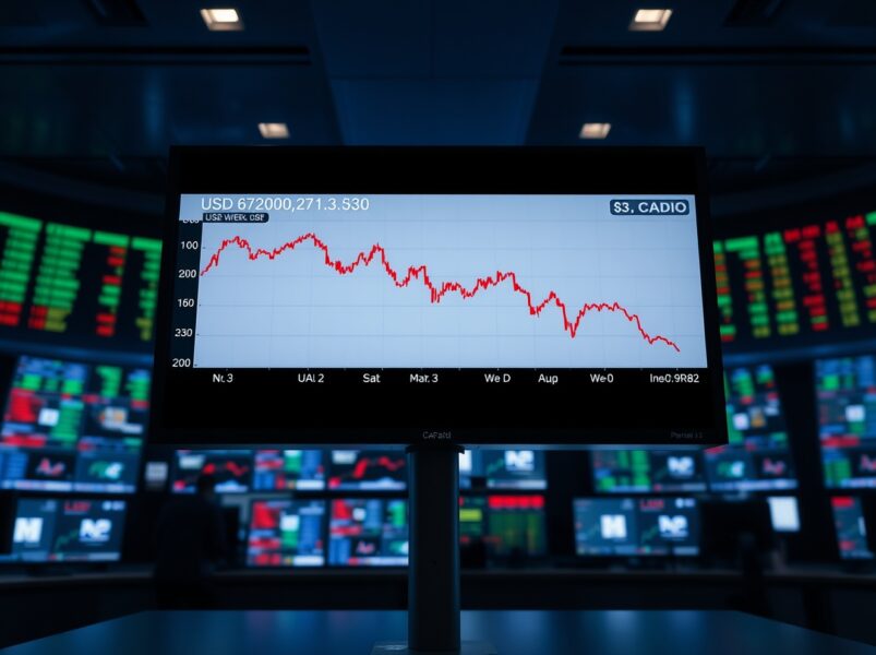USD/CAD Plunges to Fresh Six-Week Lows Sub-1.3630 as Broad US Dollar Weakness Intensifies