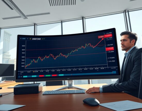 USD/CAD currency chart analysis showing surge toward 1.3800 amid Iran geopolitical developments