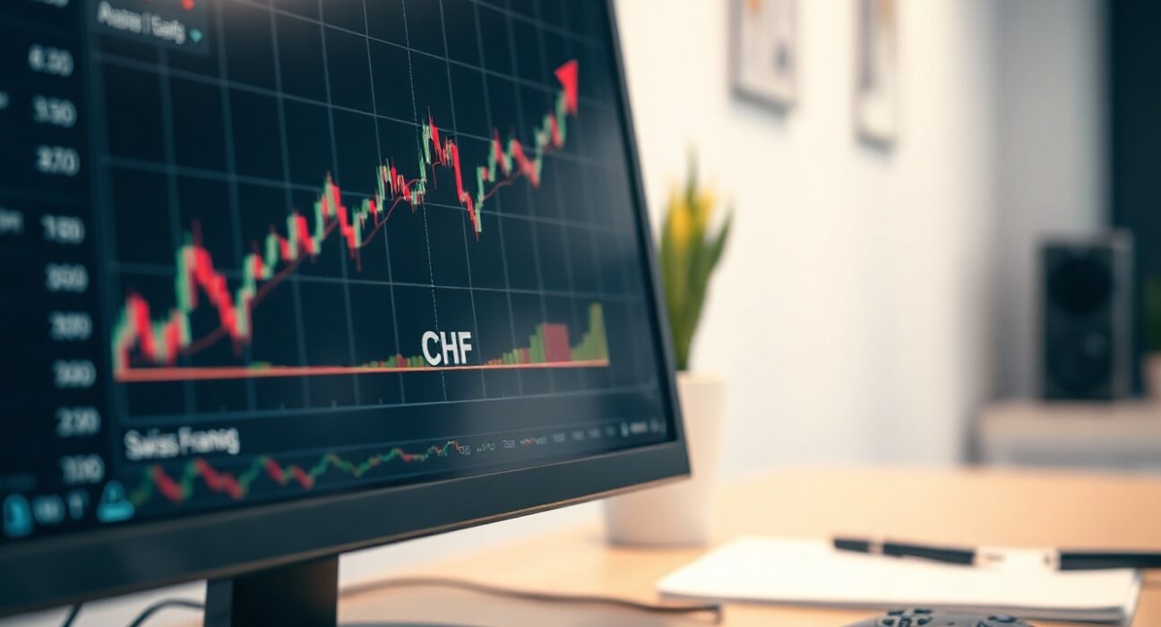 USD/CHF forex chart showing rebound above 50-day moving average