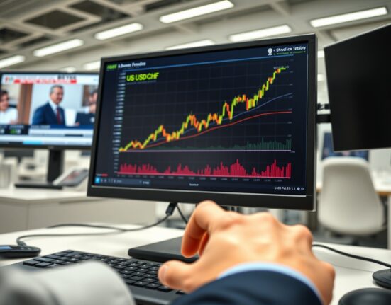 USD/CHF forex chart analysis showing price gains amid geopolitical and inflation news.