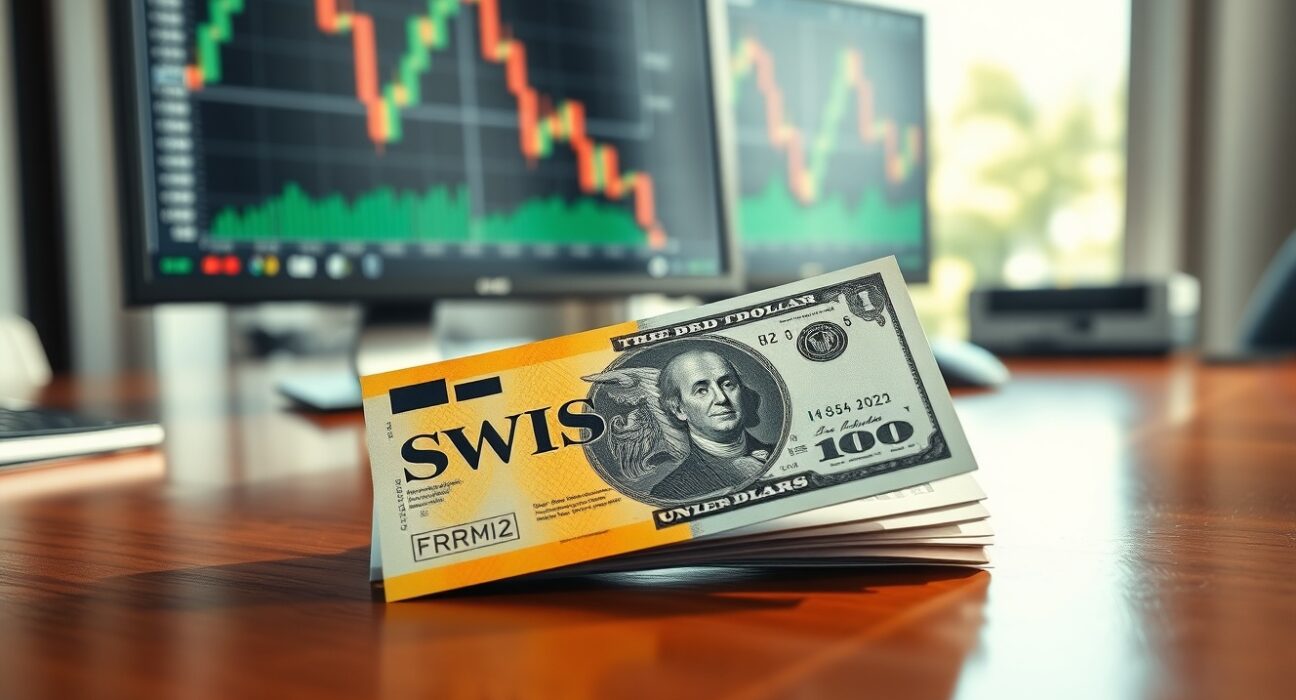 USD/CHF holds losses below 0.7900 ahead of ZEW Swiss Survey Expectations with Swiss franc and US dollar banknotes on desk